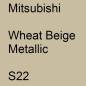 Preview: Mitsubishi, Wheat Beige Metallic, S22.